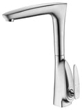 ANZZI Timbre Elegant Kitchen Faucet, Single Gyroscopic Control, 360° Swivel Spout, 1.5 GPM, Rhino Alloy Solid Brass, cUPC Certified