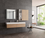 Ether 28 in. x 32 in. Frameless LED Mirror Bathroom Cabinet