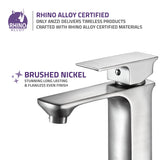 Promenade Single Hole Single Handle Bathroom Faucet in Brushed Nickel