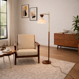 Zensa Brown Floor Lamp