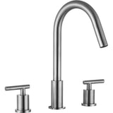 Spartan 8 in. Widespread 2-Handle Bathroom Faucet in Brushed Nickel