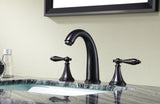 Queen 8 in. Widespread 2-Handle Bathroom Faucet in Oil Rubbed Bronze