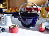 STAUB Cast Iron 1-qt Round Tea Kettle