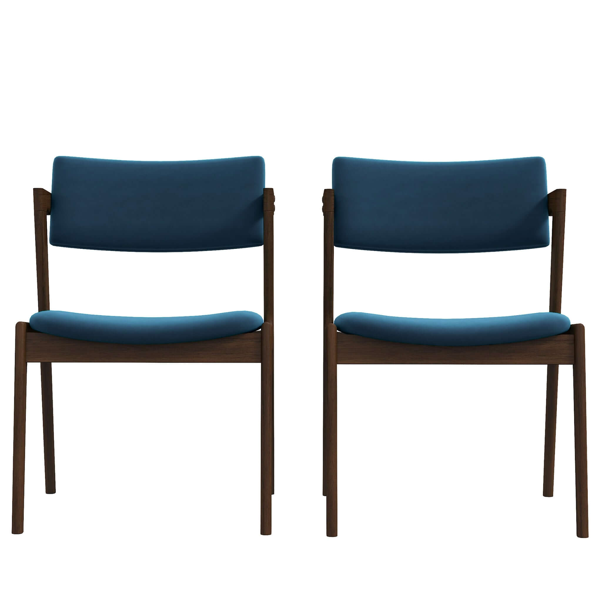 Edwin Mid Centruy Modern  Dining Chair Set of 2