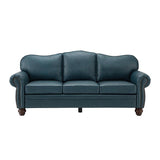 Flavio 81" Genuine Leather Sofa
