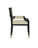 Artemis Leather Armchair, Milk