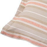 Indoor/Outdoor Puff Scroll Ottoman Dune Terra Cover Only