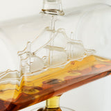 (CANADA ONLY) Antique Ship Decanter Set by The Wine Savant
