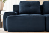 CORDELIA 151" 6-Seater Sofa with 2 Ottomans