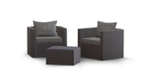 Transformer Patio Conversation Set - Modular 3 Piece to 5