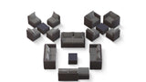 Transformer Patio Conversation Set - Modular 12 Piece to 20