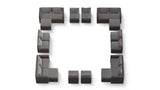 Transformer Patio Conversation Set - Modular 12 Piece to 20
