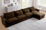 PERTH 157" 4-Seater Sofa with 1 Ottoman