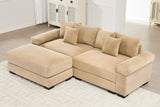 DESEO 92" Loveseat with 1 Ottoman