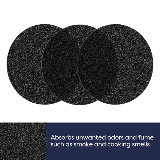 Ciarra HOOD TO GO Carbon Filters Replacement CBCF008-OW (3PCS)