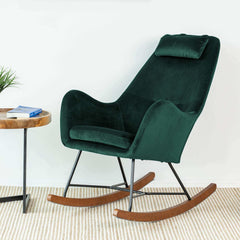 Chelsea Velvet Rocking Chair