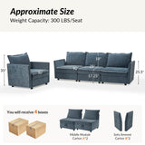 Harmetrix Oversized Soft Sectional Couch with Storage