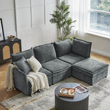 Harmetrix Oversized Soft Sectional Couch with Storage
