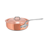 Mauviel M'6 S 5-Piece Induction Copper Cookware Set With Cast Stainless Steel Handles