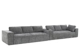 NOUVA 130" Chenille 6-Seater sofa