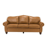 Flavio 81" Genuine Leather Sofa