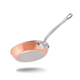 Mauviel M'Heritage M'6 S Induction Copper Nonstick Frying Pan With Cast Stainless Steel Handle, 10.2-In