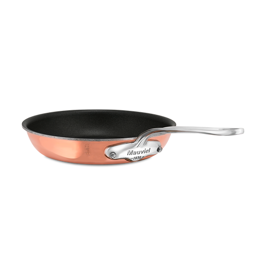 Mauviel M'6 S Induction Copper Nonstick Frying Pan With Cast Stainless Steel Handle