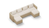 Transformer Patio Conversation Set - Modular 6 Piece to 10