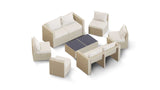 Transformer Patio Conversation Set - Modular 6 Piece to 10