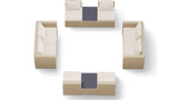 Transformer Patio Conversation Set - Modular 6 Piece to 10