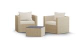 Transformer Patio Conversation Set - Modular 3 Piece to 5