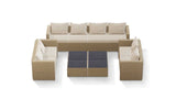 Transformer Patio Conversation Set - Modular 12 Piece to 20