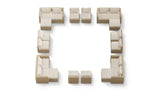 Transformer Patio Conversation Set - Modular 12 Piece to 20