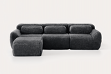 MELLOW 114" 3-Seater Sofa with 1 Ottoman