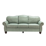 Flavio 81" Genuine Leather Sofa