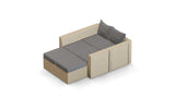 Transformer Patio Conversation Set - Modular 6 Piece to 10