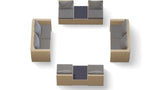 Transformer Patio Conversation Set - Modular 6 Piece to 10