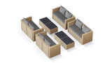 Transformer Patio Conversation Set - Modular 12 Piece to 20