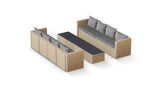 Transformer Patio Conversation Set - Modular 12 Piece to 20
