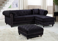 Sabrina Velvet Reversible 2pc. Sectional