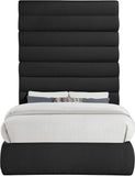 Adam - Boucle Fabric Bed With 89" Headboard