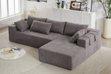 NOUVA 108" Chenille Right Chaise Sectional