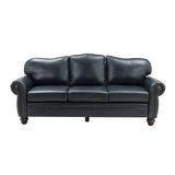 Flavio 81" Genuine Leather Sofa