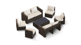 Transformer Patio Conversation Set - Modular 6 Piece to 10