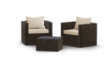 Transformer Patio Conversation Set - Modular 3 Piece to 5