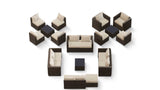 Transformer Patio Conversation Set - Modular 12 Piece to 20