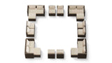 Transformer Patio Conversation Set - Modular 12 Piece to 20
