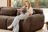 MELLOW 114" 3-Seater Sofa with 1 Ottoman