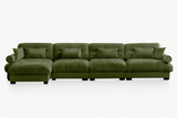 CLOUDIES 173" Sofa 4 Seater with 1 Ottoman