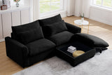 HARMONY 86" Sofa Loveseat with 1 Ottoman